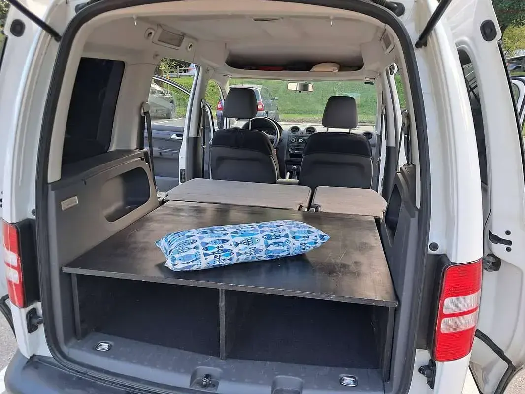 Usata VW Caddy 109 CV (80 kW) 2012 Bianco Monovolume