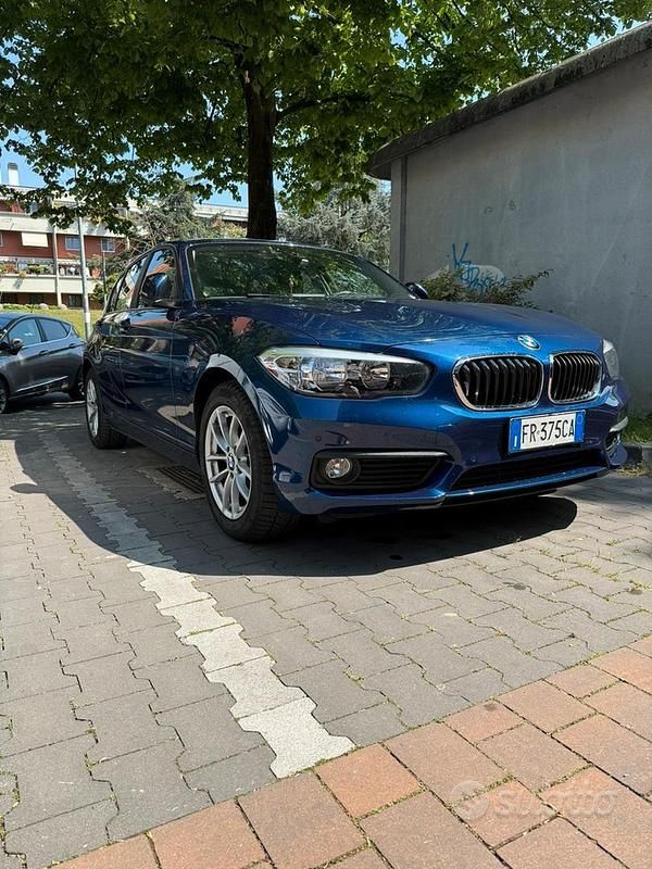 Usata BMW 116 2018 Blu Utilitaria
