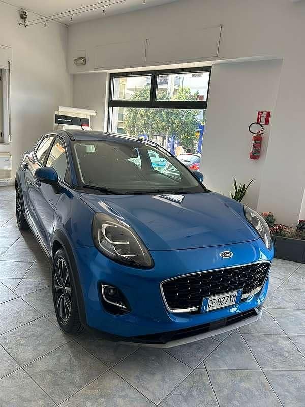 Usata Ford Puma Titanium S 120 CV (88 kW) 2021 Blu/azzurro SUV