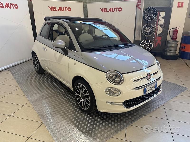 Usata Fiat 500C Dolcevita 70 CV (51 kW) 2021 Bianco Cabrio