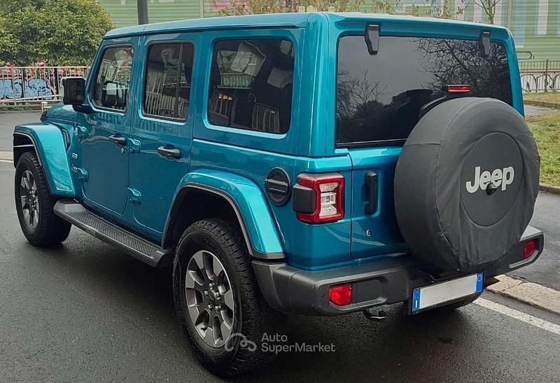 Usata Jeep Wrangler Overland 272 CV (200 kW) 2021 Blu SUV