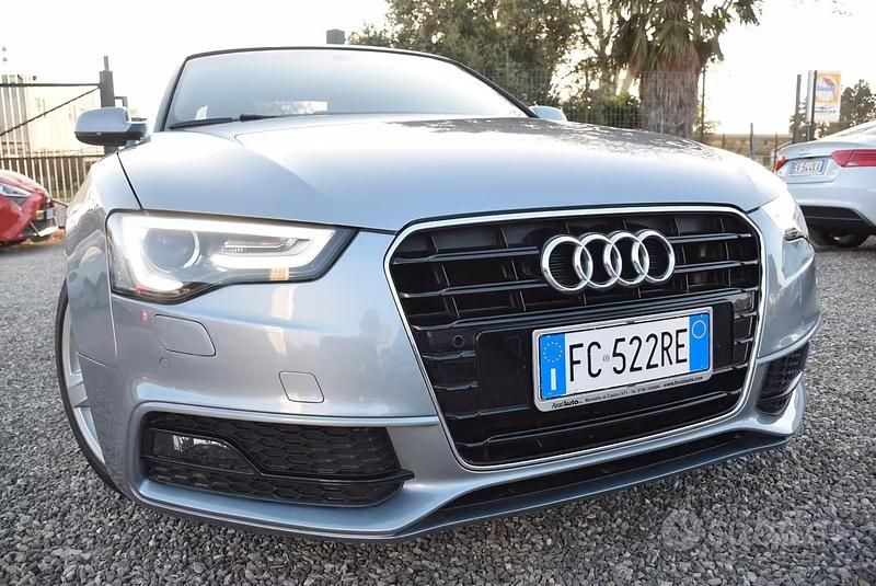 Usata Audi A5 Cabriolet Advanced 190 CV (139 kW) 2016 Grigio Cabrio