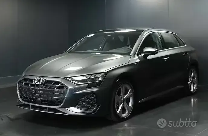 Nuova Audi A3 S-Line 150 CV (110 kW) 2025 Grigio Berlina