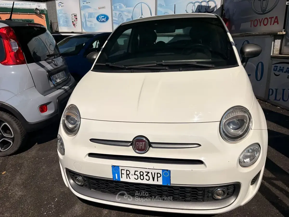 Usata Fiat 500 Sport 95 CV (69 kW) 2018 Bianco Berlina