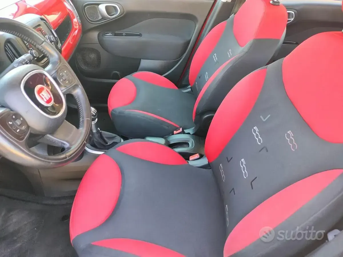 Usata Fiat 500L 105 CV (77 kW) 2014 Rosso Monovolume