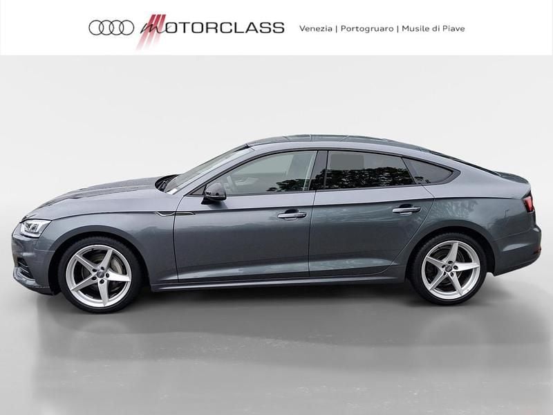 Usata Audi A5 Sportback Sport 190 CV (139 kW) 2018 Grigio Utilitaria