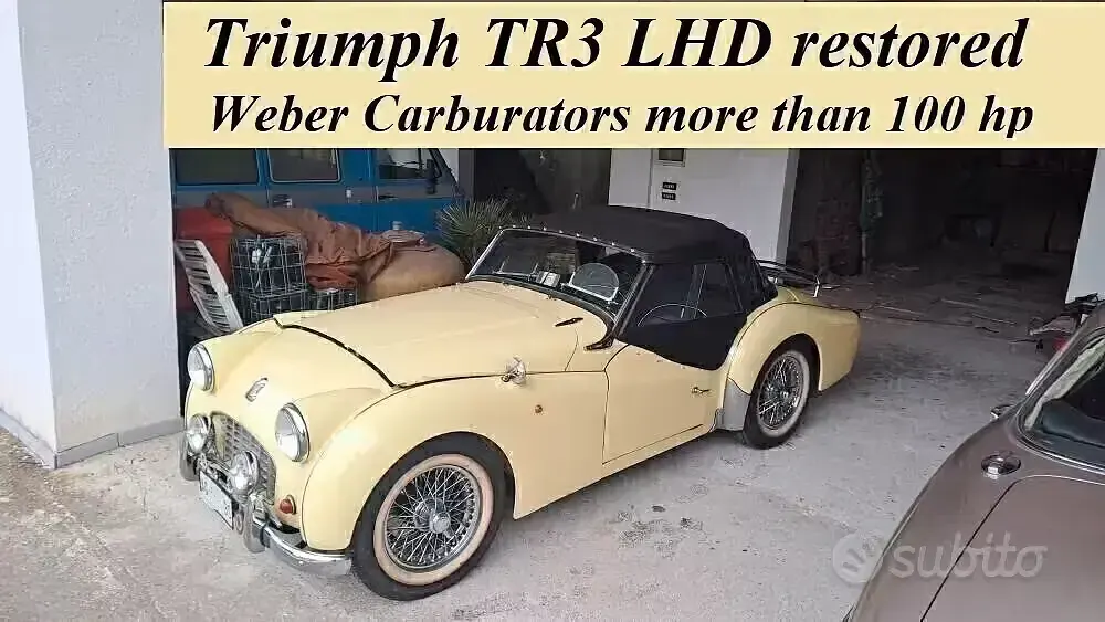Usata Triumph TR3 95 CV (69 kW) 1950 Cabrio