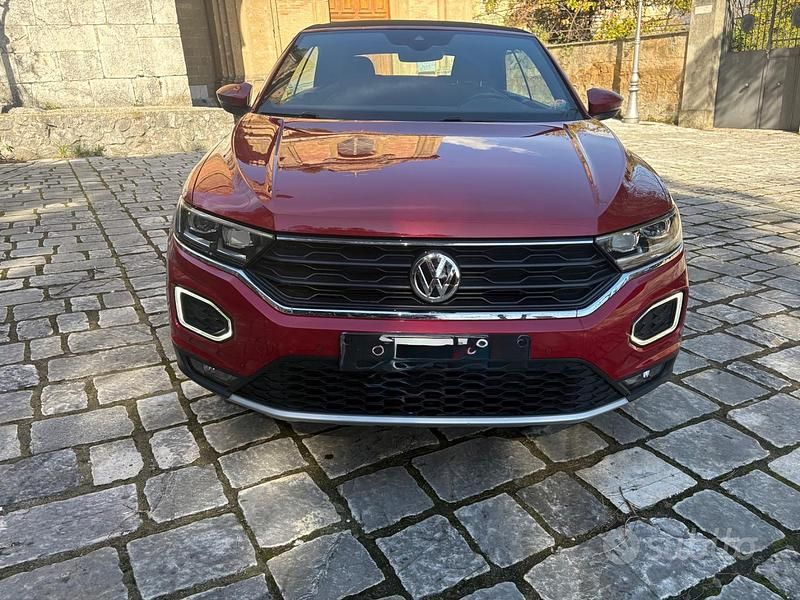 Usata VW T-Roc Cabriolet Style 150 CV (110 kW) 2020 Rosso Cabrio