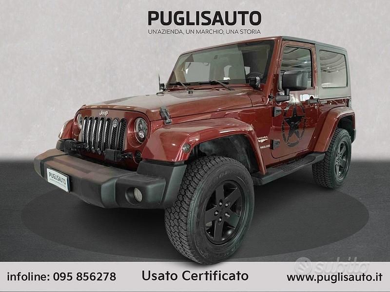 Usata Jeep Wrangler Sahara 177 CV (130 kW) 2007 Rosso SUV