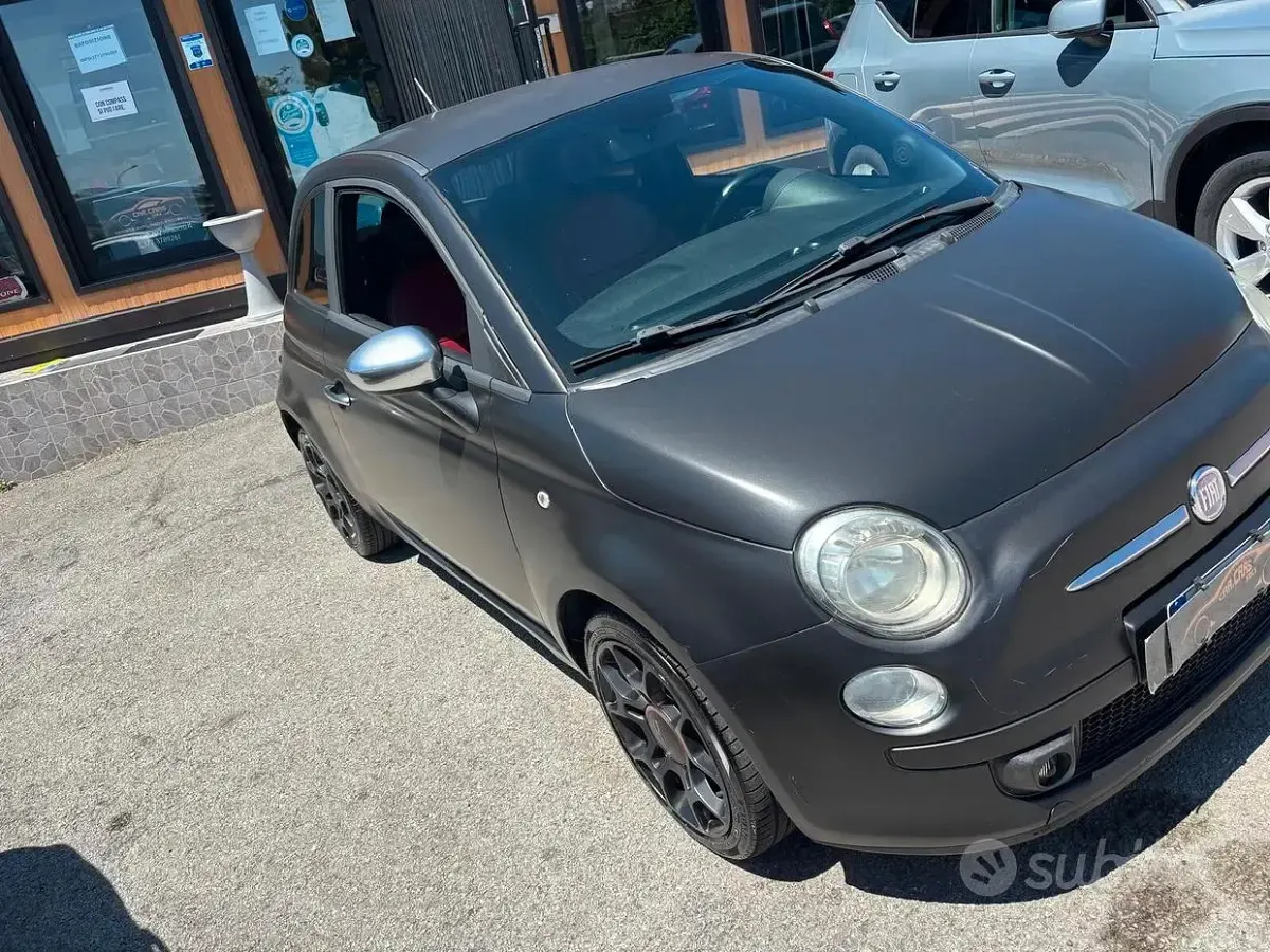Usata Fiat 500 Lounge 95 CV (69 kW) 2010 Nero Berlina