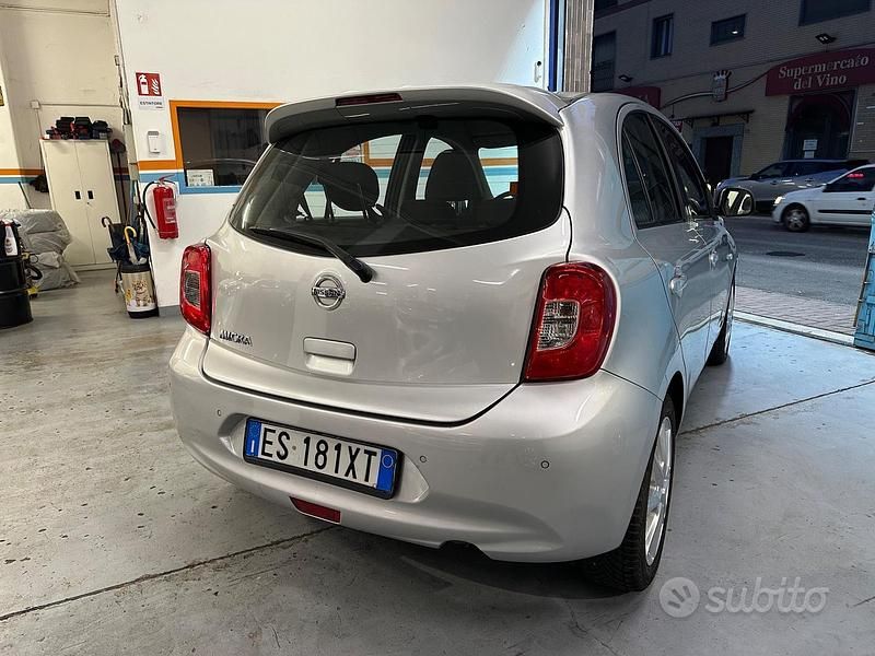 Usata Nissan Micra Acenta 80 CV (58 kW) 2013 Grigio Utilitaria
