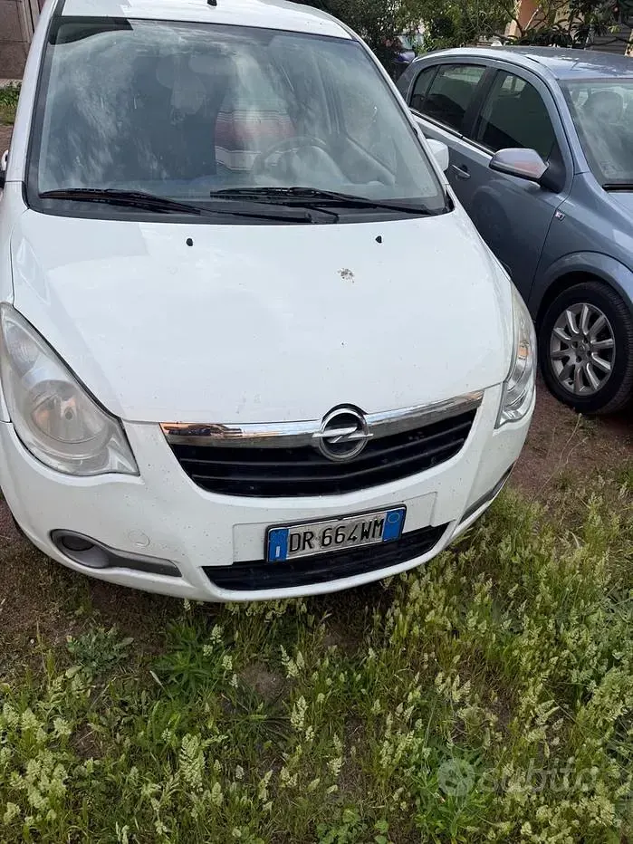 Usata Opel Agila Enjoy 75 CV (55 kW) 2008 Bianco Utilitaria