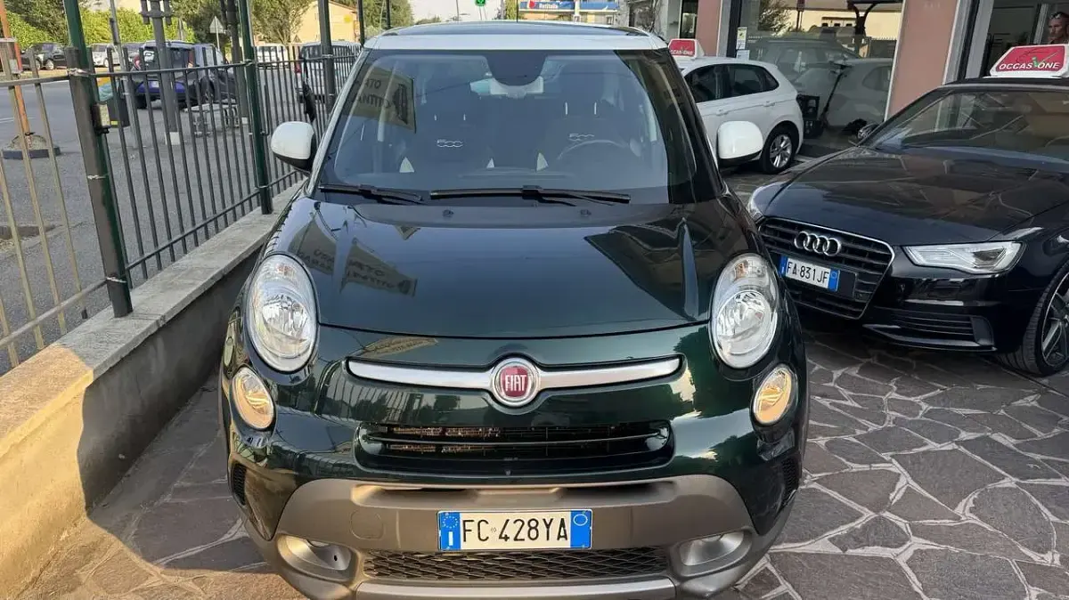Usata Fiat 500L Trekking 84 CV (61 kW) 2016 Verde Monovolume
