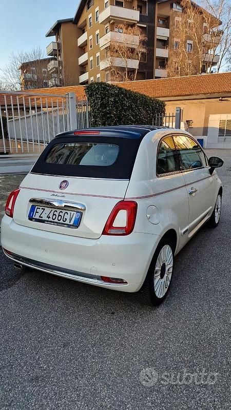 Usata Fiat 500C 2019 Bianco Cabrio