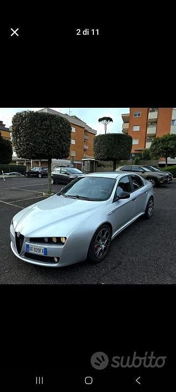 Usata Alfa Romeo 159 150 CV (110 kW) 2009 Grigio Berlina