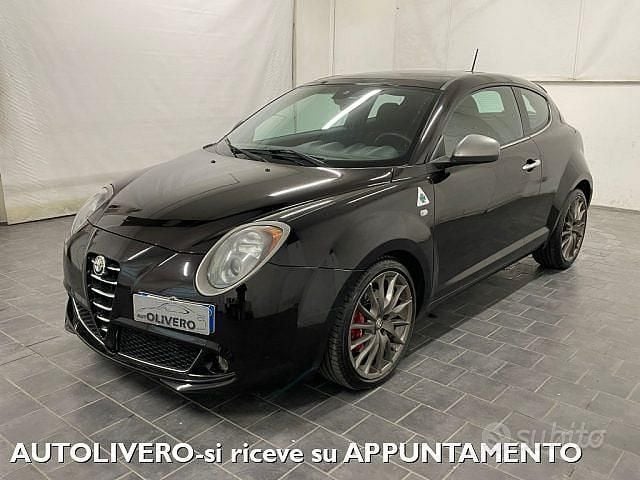 Usata Alfa Romeo MiTo Quadrifoglio Verde 170 CV (125 kW) 2011 Nero Utilitaria