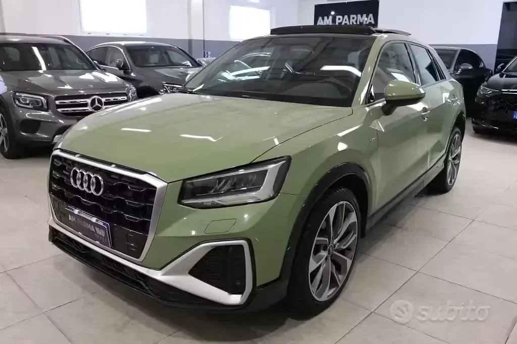 Usata Audi Q2 S-Line 150 CV (110 kW) 2022 Verde SUV