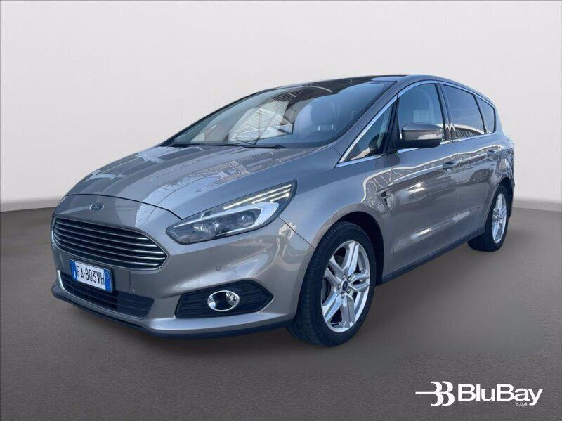 Beige metallizzato Usata 2015 Ford S-MAX Business Edition Monovolume | 14.900 € (Buon prezzo) - Immagine 1/4