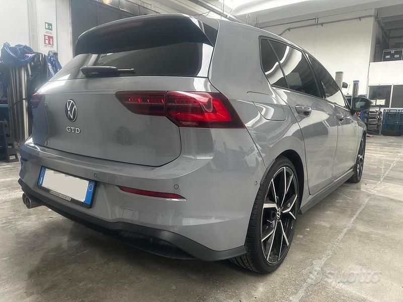 Usata VW Golf VII GTD 200 CV (147 kW) 2021 Grigio Utilitaria