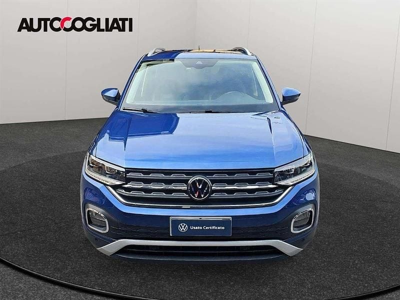 Usata VW T-Cross Advance 110 CV (80 kW) 2021 Blu/azzurro SUV