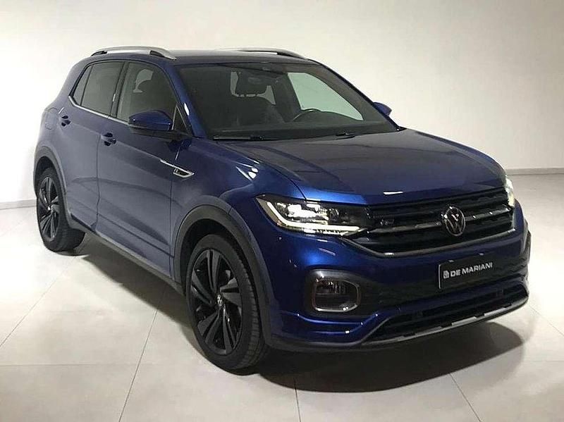 Usata VW T-Cross R-line 110 CV (80 kW) 2021 Blu/azzurro SUV