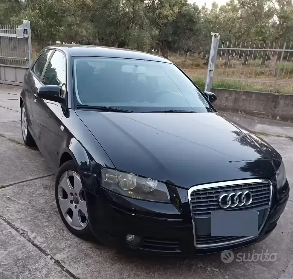 Usata Audi A3 Ambition 140 CV (102 kW) 2007 Nero Utilitaria
