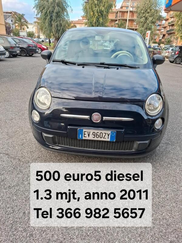 Blu Usata 2011 Fiat 500 Tre volumi | 3500 € (Super prezzo) - Immagine 1/4