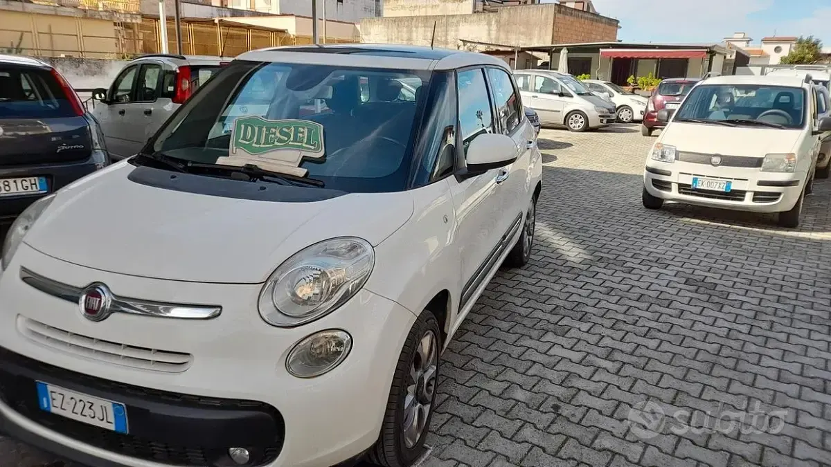 Usata Fiat 500L Lounge 85 CV (62 kW) 2015 Bianco Monovolume