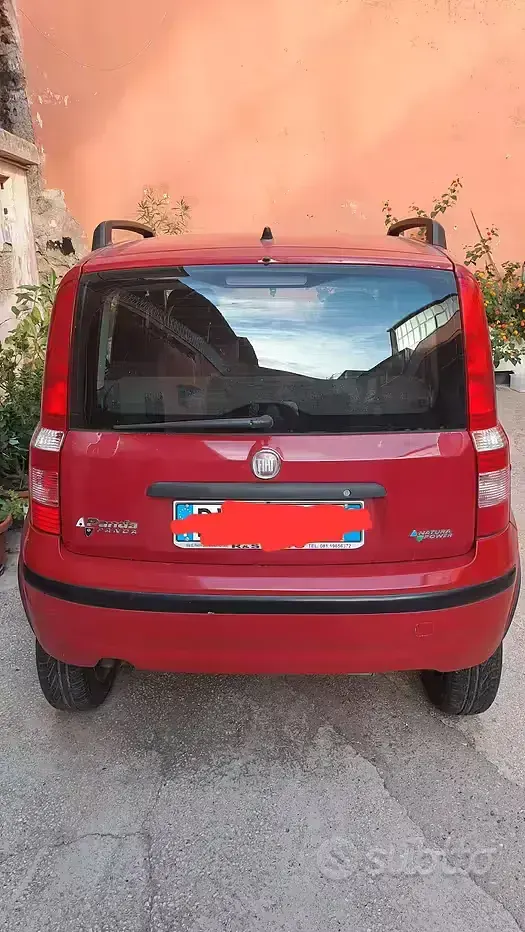 Usata Fiat Panda 77 CV (56 kW) 2009 Rosso Utilitaria