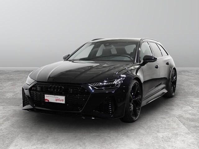 Nero sebring cristallo Usata 2023 Audi RS6 Ambiente Station wagon | 123.500 € (Molto cara) - Immagine 1/4
