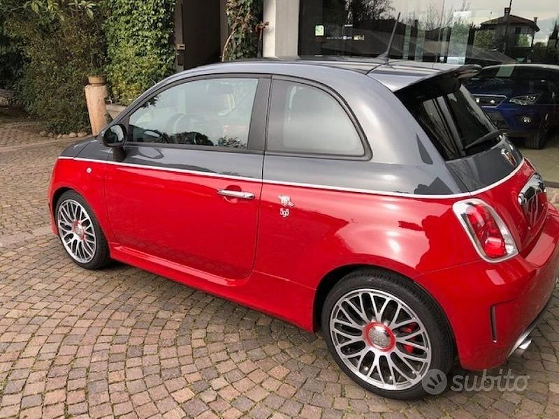 Usata Abarth 595 Turismo 160 CV (117 kW) 2013 Rosso Utilitaria
