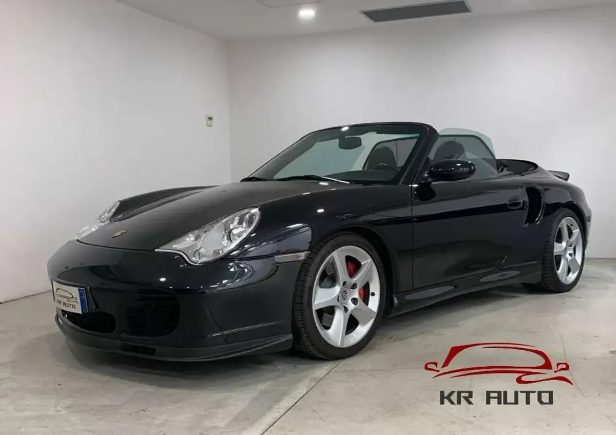 Usata Porsche 996 Turbo 420 CV (308 kW) 2004 Nero Cabrio