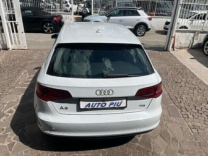 Usata Audi A3 Ambition 104 CV (76 kW) 2014 Bianco Berlina