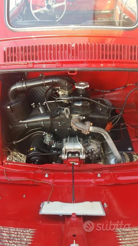 Usata Fiat 500 1960 Rosso Utilitaria
