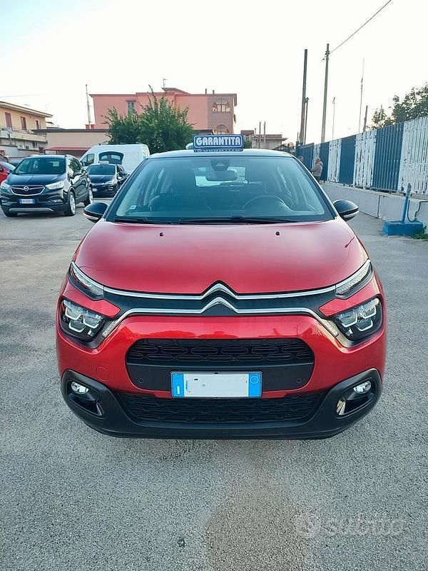 Usata Citroën C3 Shine 83 CV (61 kW) 2021 Rosso Berlina