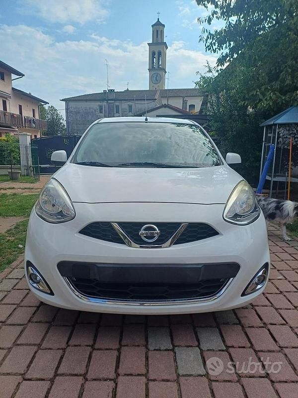 Bianco Usata 2016 Nissan Micra Utilitaria | 6900 € (Buon prezzo) - Immagine 1/4