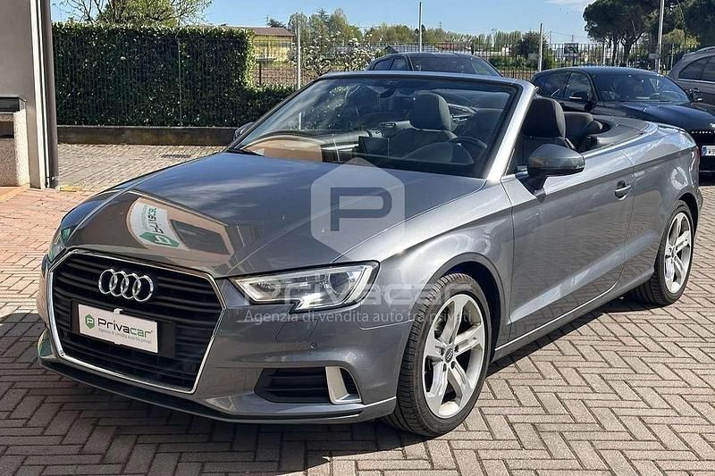 Usata Audi A3 Cabriolet Sport 150 CV (110 kW) 2017 Grigio Cabrio