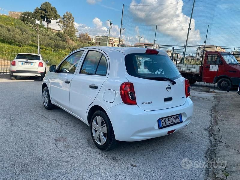 Usata Nissan Micra Acenta 80 CV (58 kW) 2014 Bianco Utilitaria