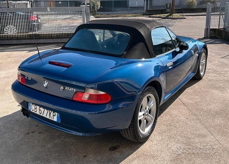 Usata BMW Z3 170 CV (125 kW) 2002 Blu Cabrio