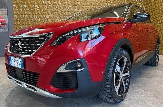 Usata Peugeot 3008 GT-line 131 CV (96 kW) 2019 Rosso SUV