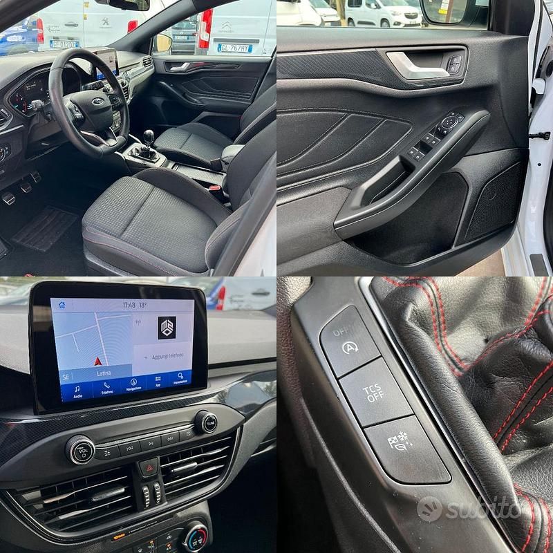 Usata Ford Focus ST-Line 125 CV (91 kW) 2020 Bianco Berlina