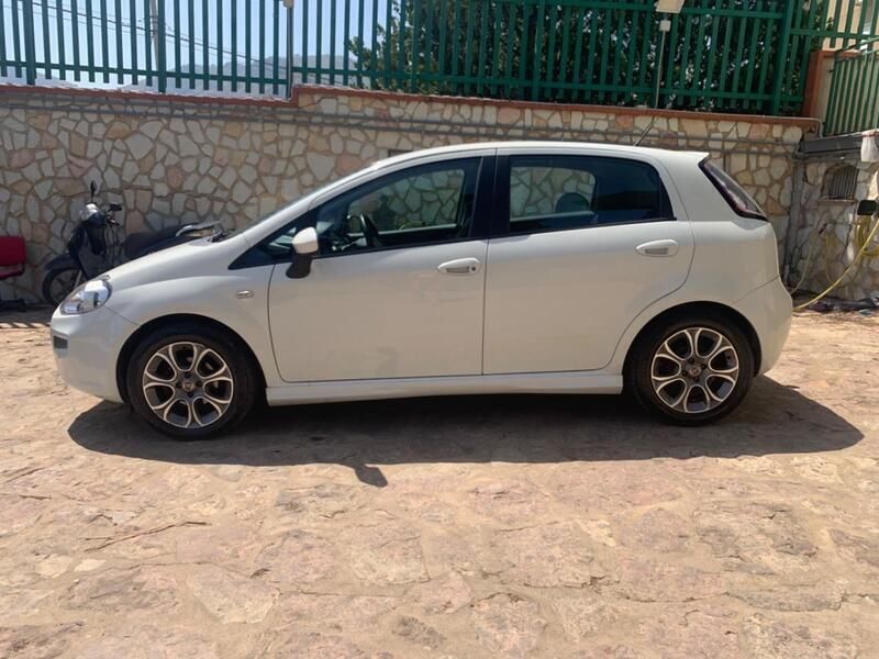 Usata Fiat Punto Lounge 85 CV (62 kW) 2013 Bianco Utilitaria