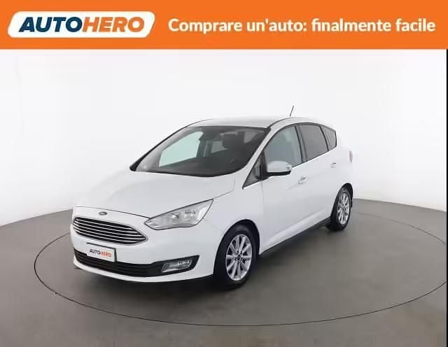 Usata Ford C-MAX Titanium 120 CV (88 kW) 2018 Bianco Monovolume
