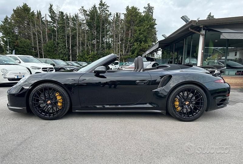 Usata Porsche 911 Turbo S Cabriolet 581 CV (427 kW) 2015 Nero Cabrio