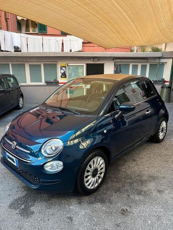 Usata Fiat 500 2018 Blu Cabrio