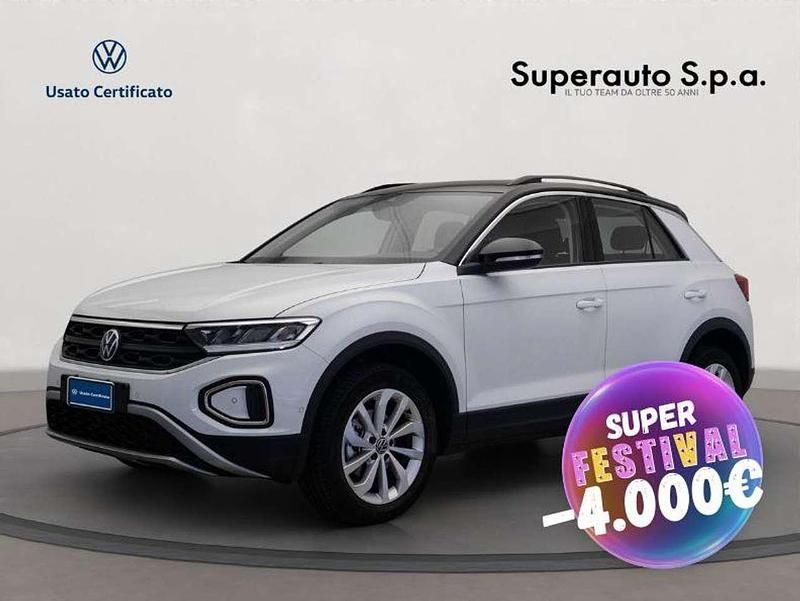 Usata VW T-Roc Life 116 CV (85 kW) 2024 Bianco SUV