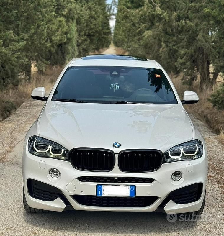 Usata BMW X6 M Sport 258 CV (189 kW) 2016 Bianco SUV