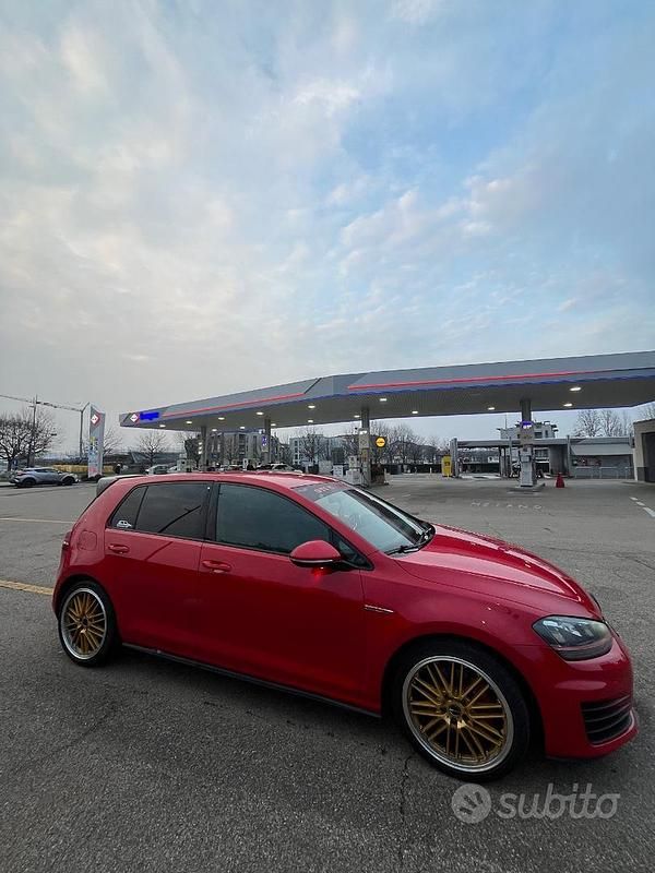 Usata VW Golf VII GTI 220 CV (161 kW) 2013 Rosso Berlina