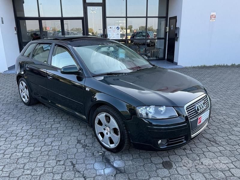 Usata Audi A3 Ambition 200 CV (147 kW) 2007 Verde Utilitaria