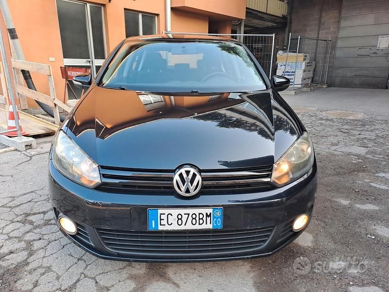 Usata VW Golf VI 105 CV (77 kW) 2010 Nero Utilitaria
